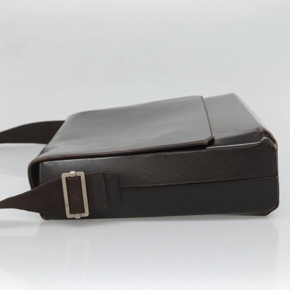 LOUIS VUITTON Monogram Grasse Fonzie Shoulder Bag Brown M46570 LV Auth 134011 - Picture 4 of 16